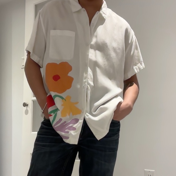 OBEY white button up - Picture 2 of 3